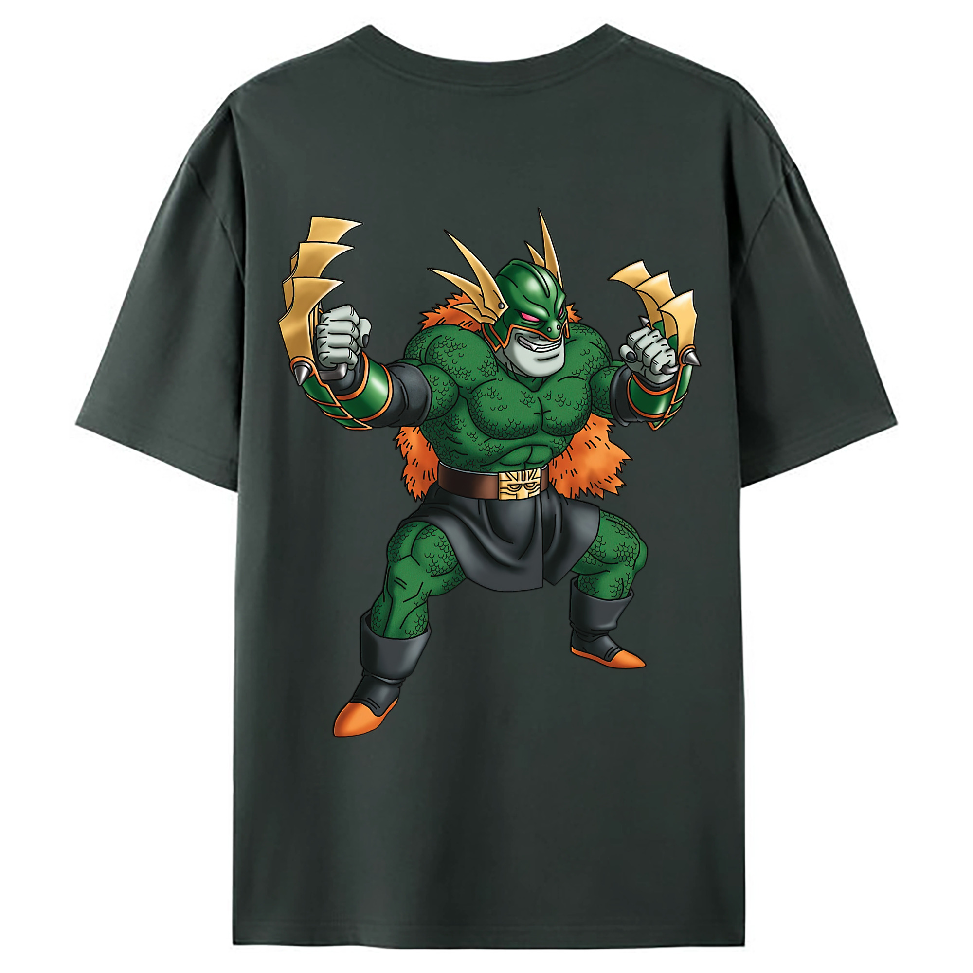 （画像用） ドラゴンクエスト Doragon Kuesuto Dragon Quest 綿100％ メンズ半袖Tシャツ（バックプリント） 通気性